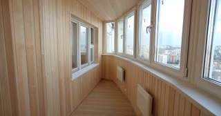 Внутренняя отделка лоджии Соликамск, цена от 205 руб. м2